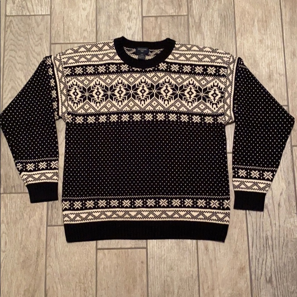 VINTAGE festive ugly CHRISTMAS SWEATER M